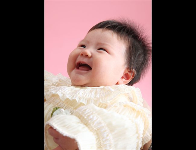 赤ちゃん記念撮影