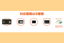 対応機種は５種類